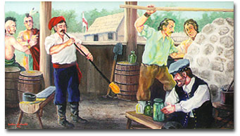 Polish Glassblower in Jamestown
